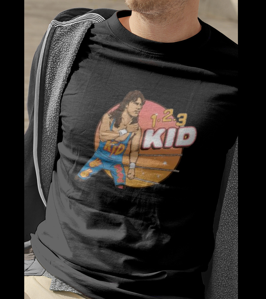 1-2-3 Kid Wrestling Legend Retro Graphics T-Shirt