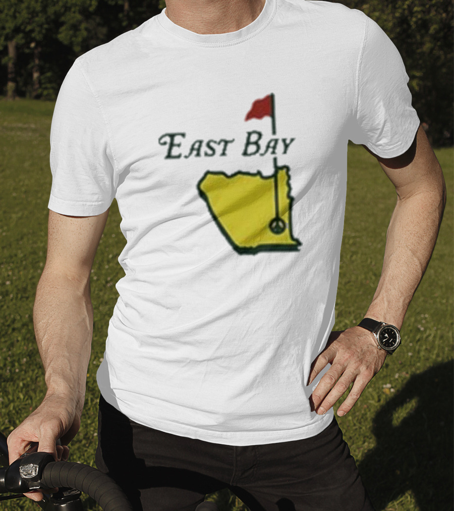 Oaklandish East Bay Golf Map With Flag Hole T-Shirt