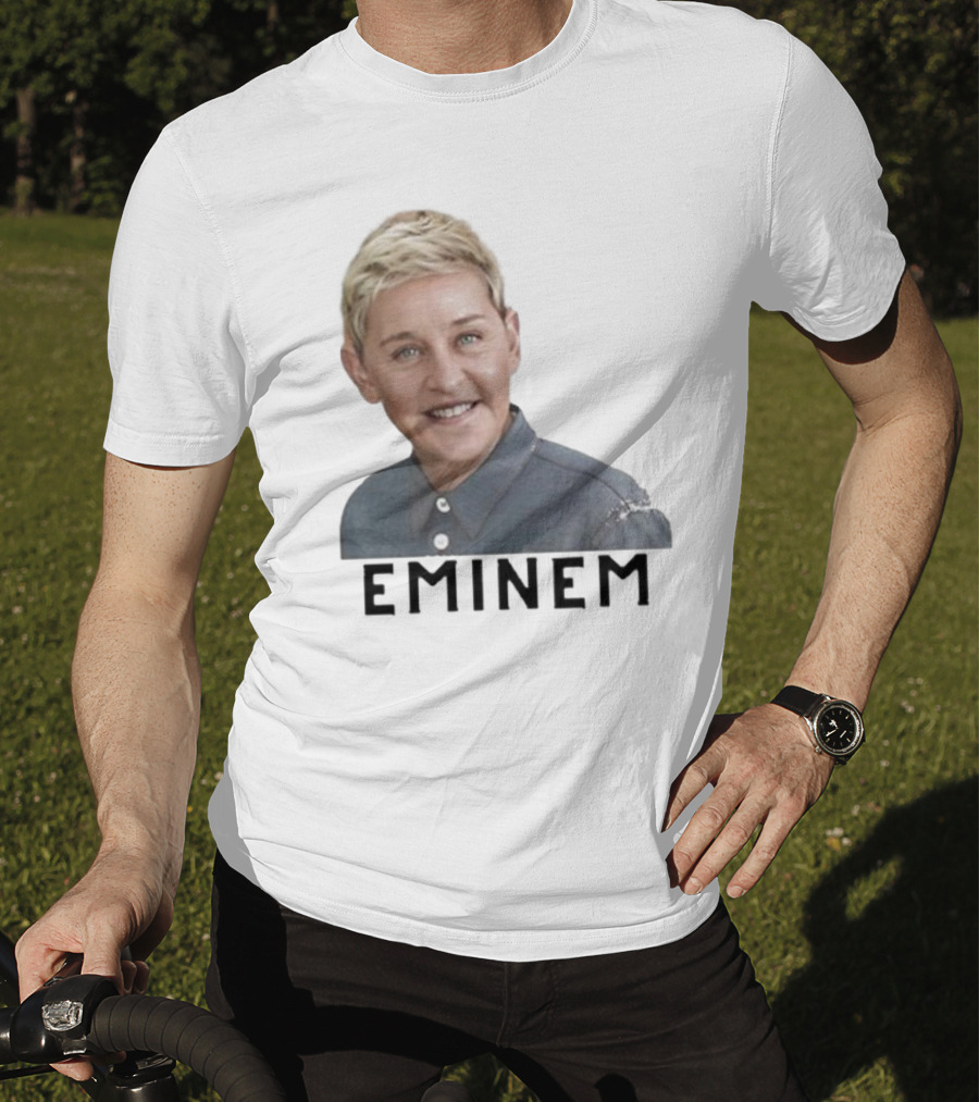Eminem Ellen Degeneres Face Mashup T-Shirt