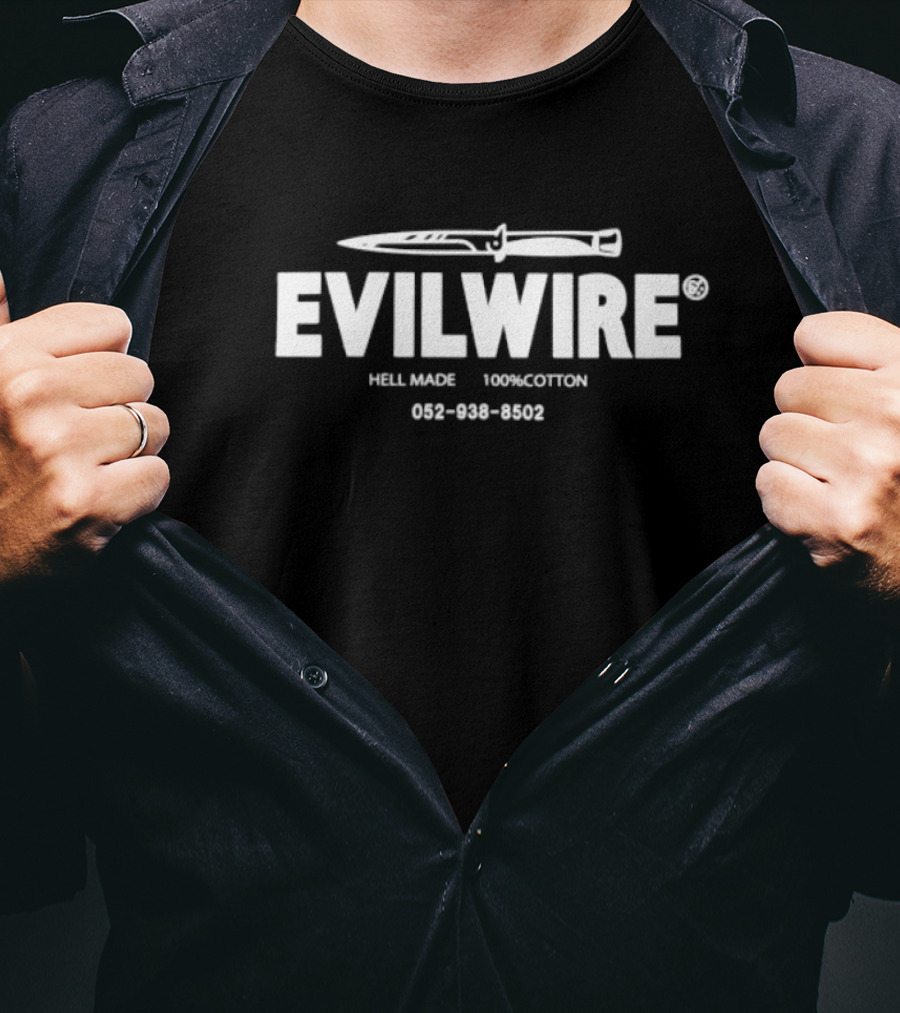Evilwire Hell Made 100% Cotton 052-938-8502 T-Shirt