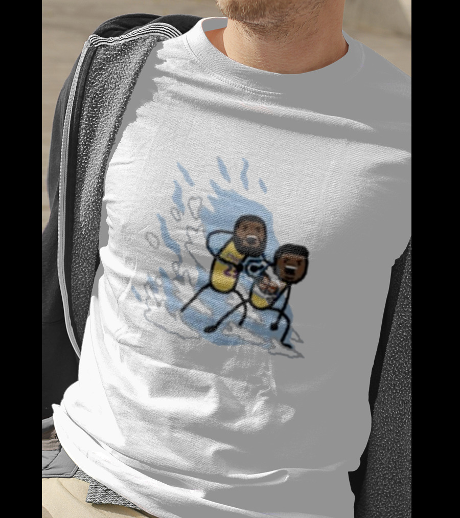 Father And Son Kamehameha Lakers Basketball Fusion T-Shirt
