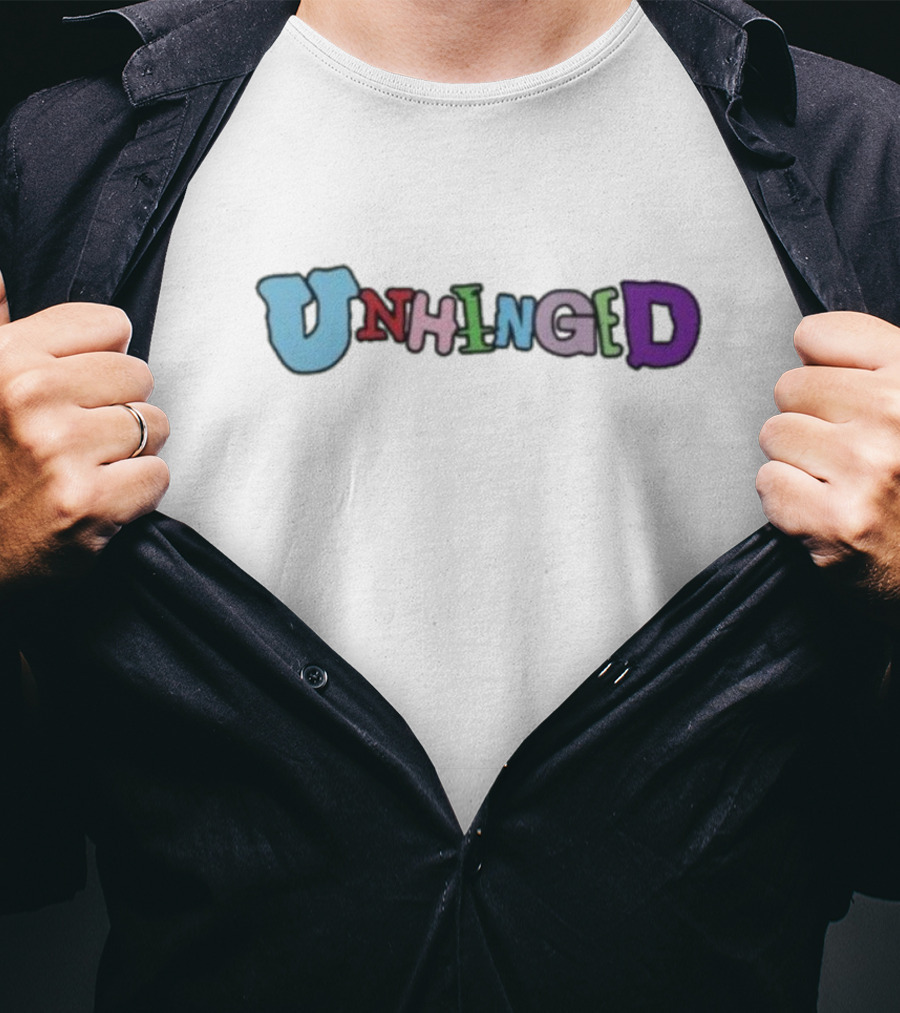 Garrett Watts Things By Garrett Unhinged Colorful Letters T-Shirt