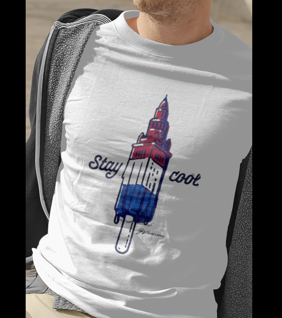 Stay Cool Cleveland Tower Popsicle T-Shirt