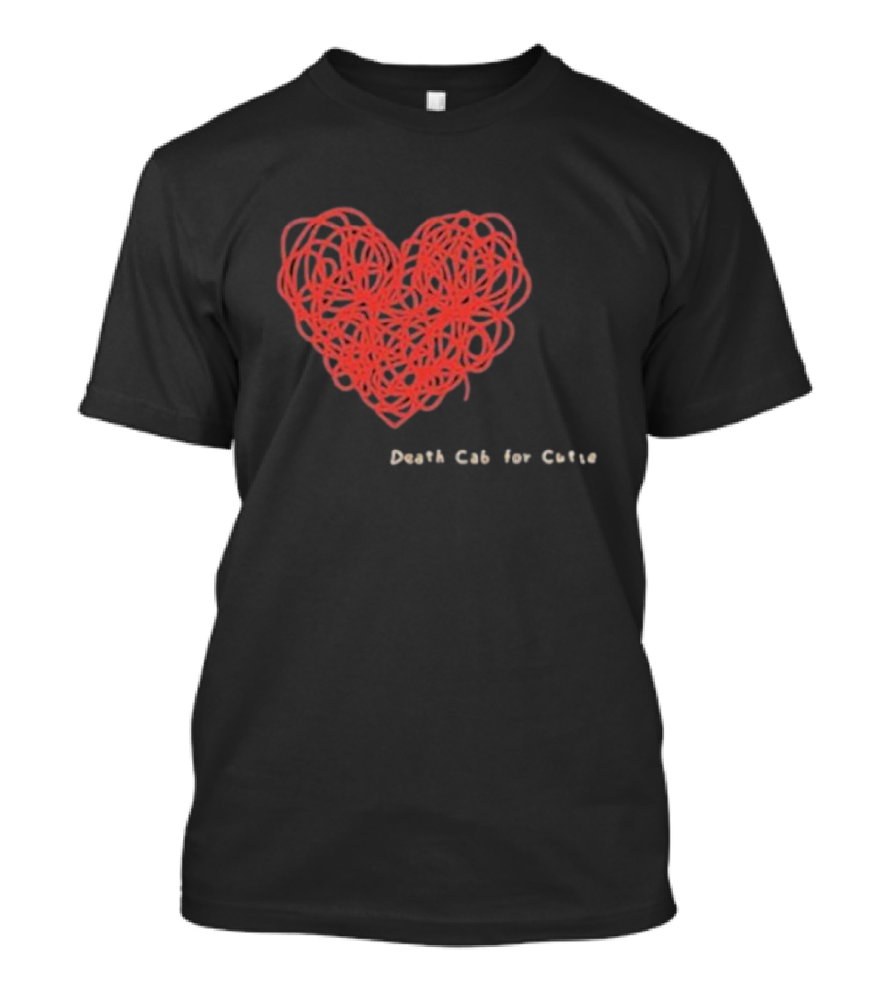 Death Cab For Cutie Heart Red Thread T-Shirt