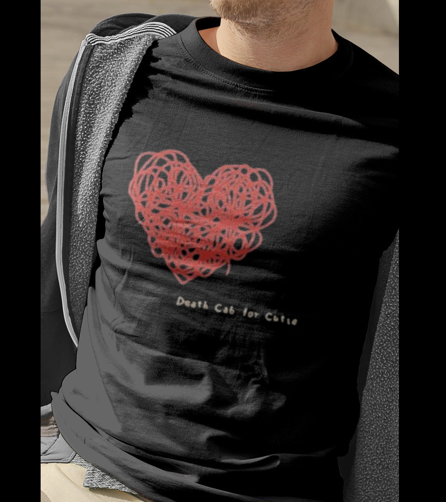 Death Cab For Cutie Heart Red Thread T-Shirt