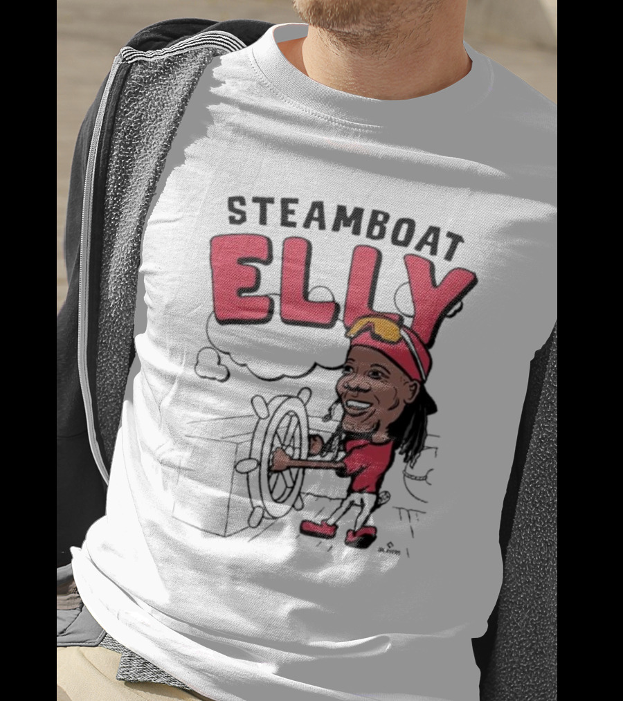 STEAMBOAT ELLY Elly De La Cruz Wheel Turner Cartoon T-Shirt