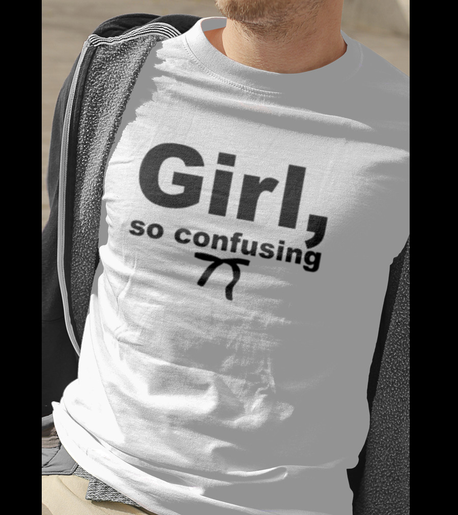 Girl So Confusing Math Symbol Pi T-Shirt
