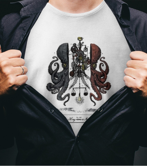 Hi My Name Is Mark Octopus Dissection T-Shirt