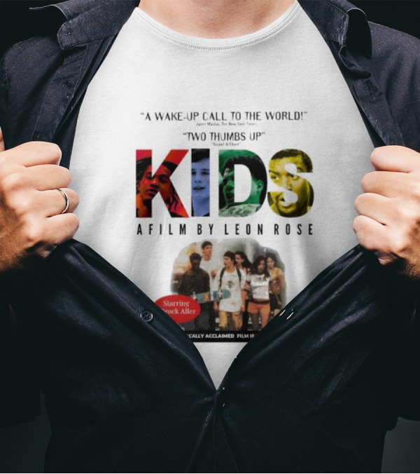 A Wake-up Call To The World Two Thumbs Up Kids A Film By Leon Rose Starring Brock Aller T-Shirt