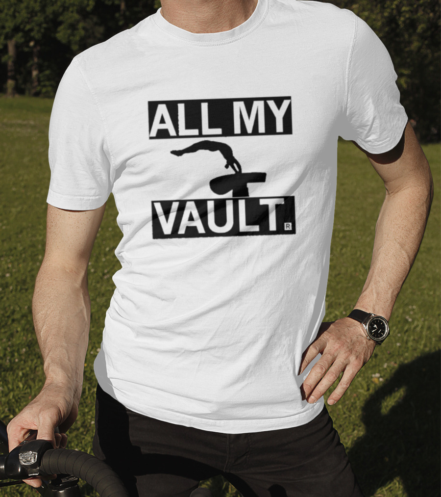 ALL MY VAULT Gymnastics Pommel Horse T-Shirt