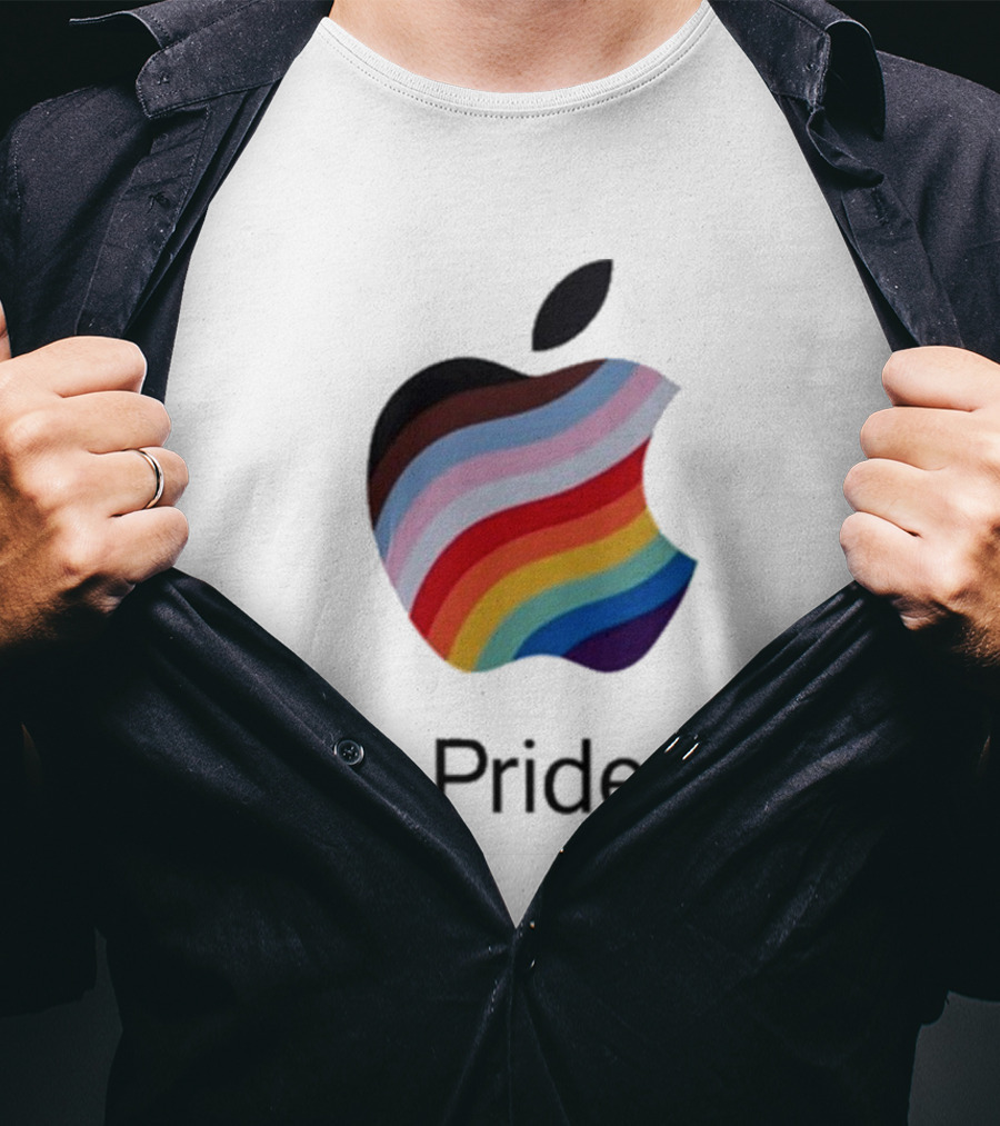 Apple Pride Rainbow T-Shirt