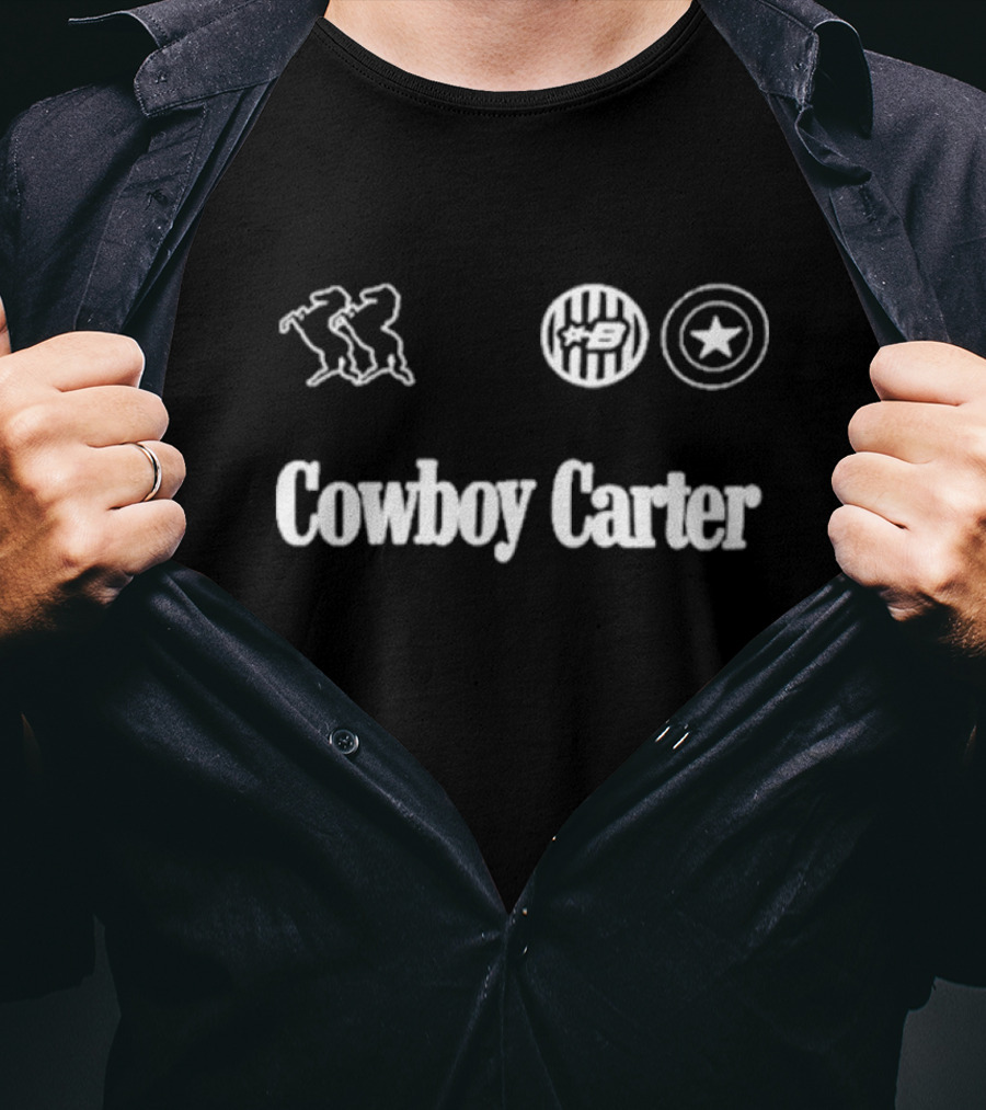Cowboy Carter Beyoncé Rodeo Symbol Fleece T-Shirt