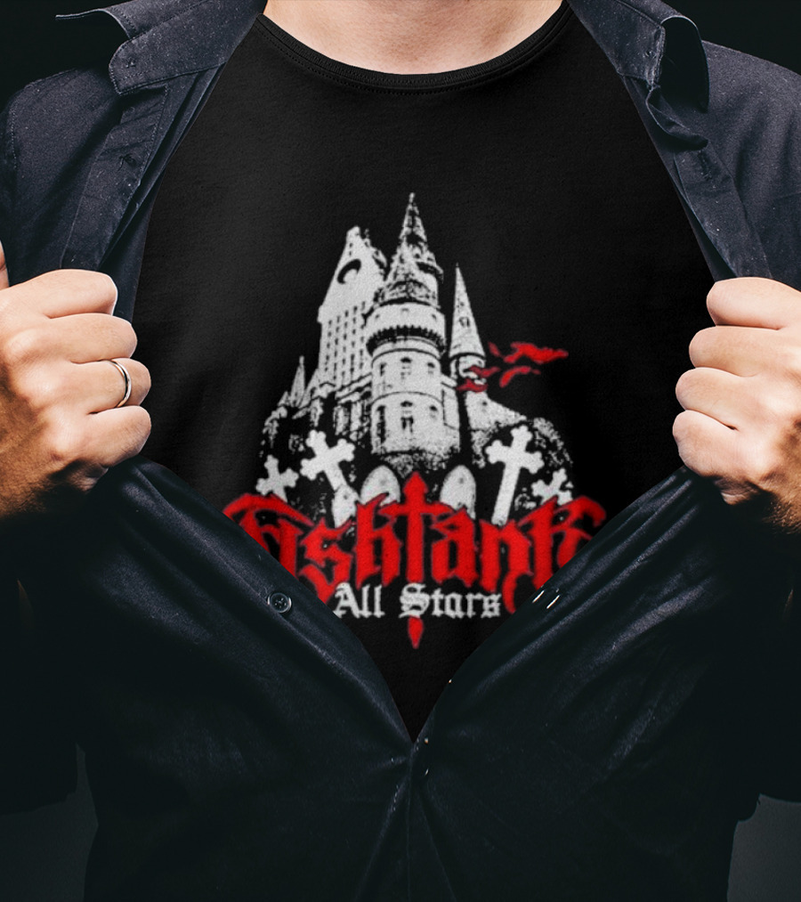 Fishtank All Stars Vampire Castle With Crosses T-Shirt