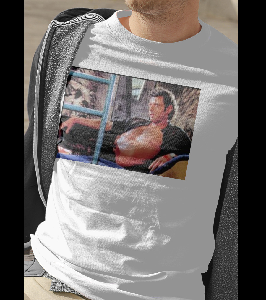 Ian Malcolm Jurassic Park Iconic Scene T-Shirt