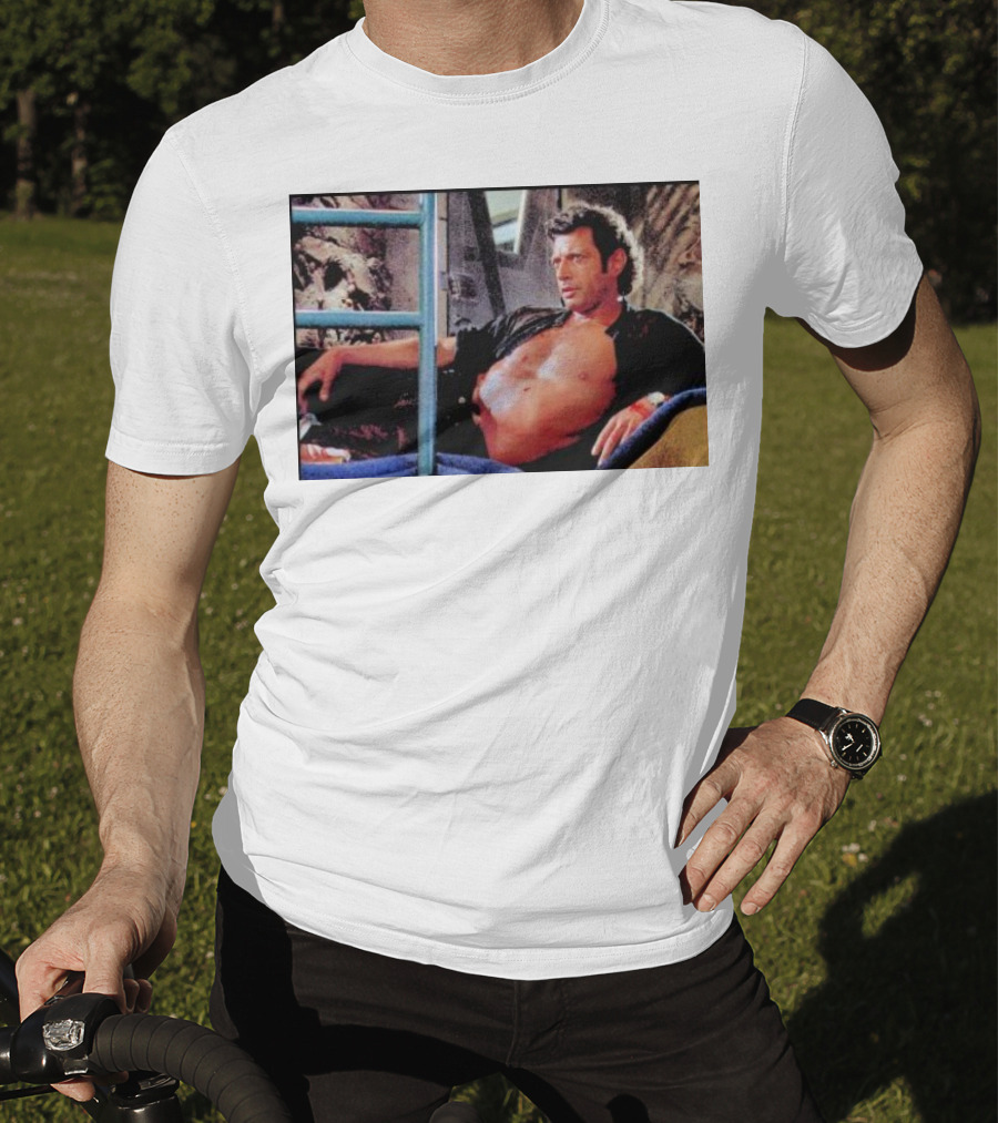 Ian Malcolm Jurassic Park Iconic Scene T-Shirt