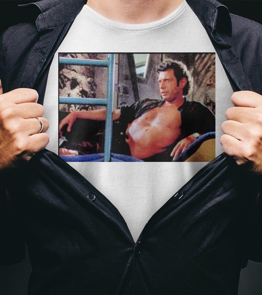 Ian Malcolm Jurassic Park Iconic Scene T-Shirt