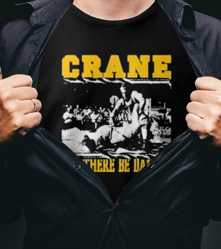 Crane Let There Be Danger Wrestling Action Scene T-Shirt