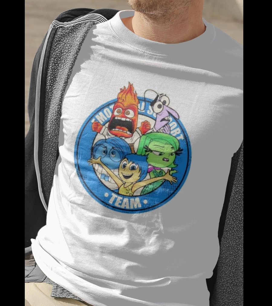 Emotional Support Team Inside Out Characters Riley's Emotions T-Shirt
