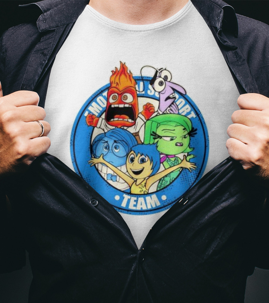 Emotional Support Team Inside Out Characters Riley's Emotions T-Shirt