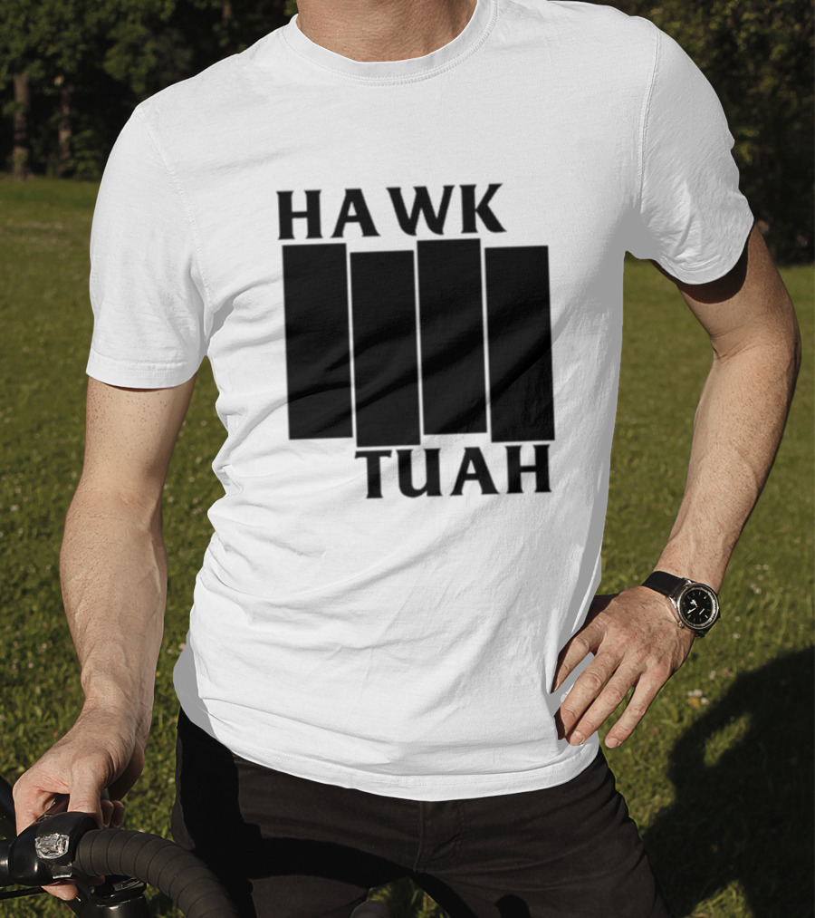 Hawk Tuah Black Flag T-Shirt