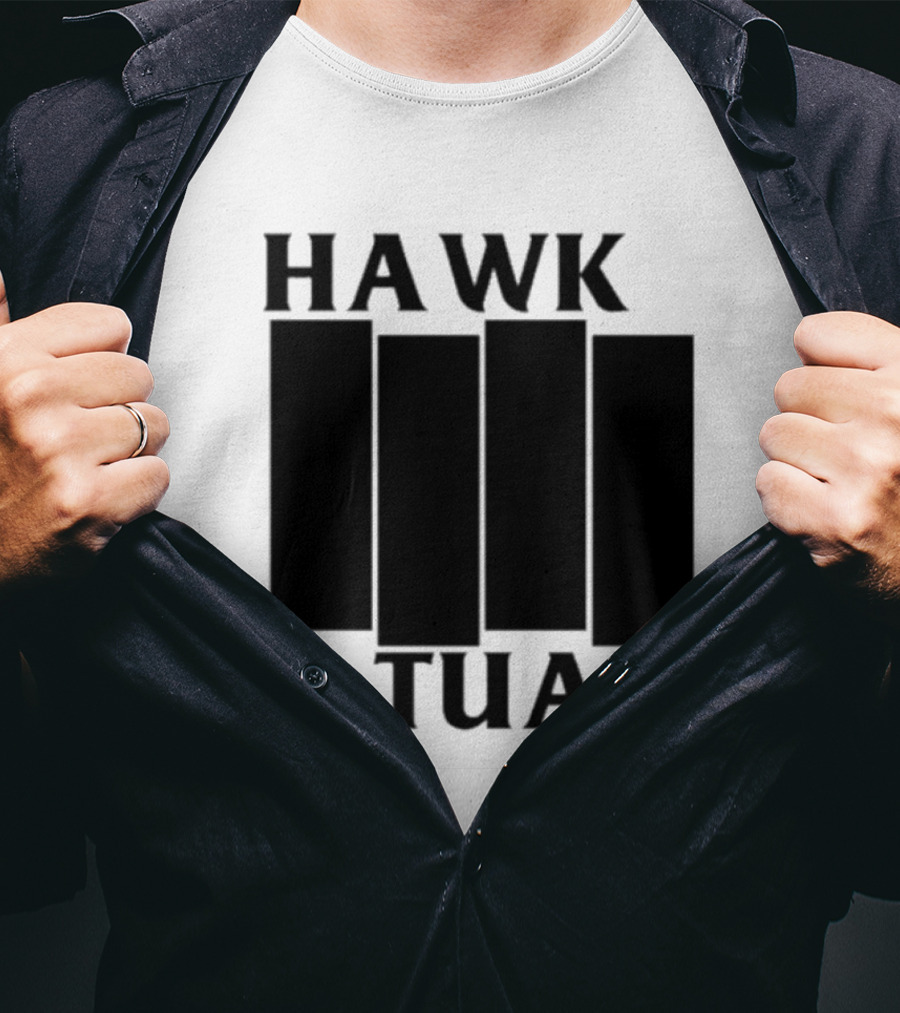 Hawk Tuah Black Flag T-Shirt