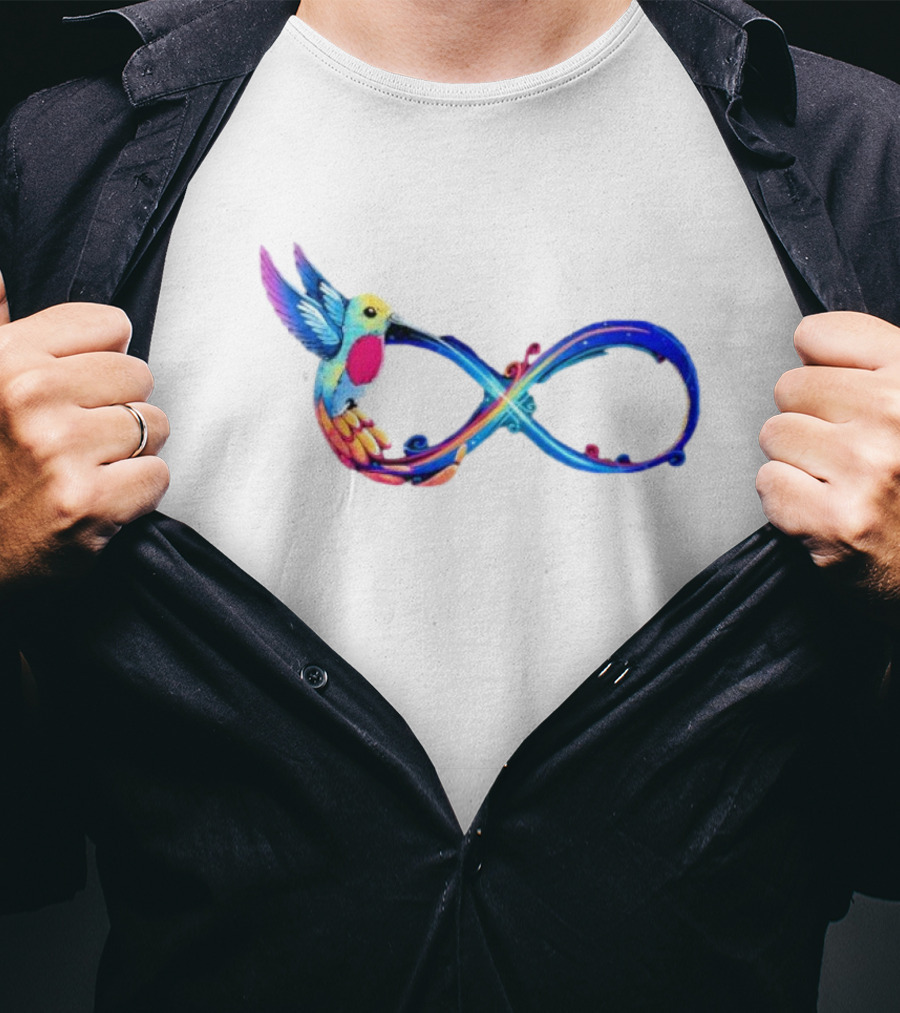 Infinity Colorful Bird T-Shirt