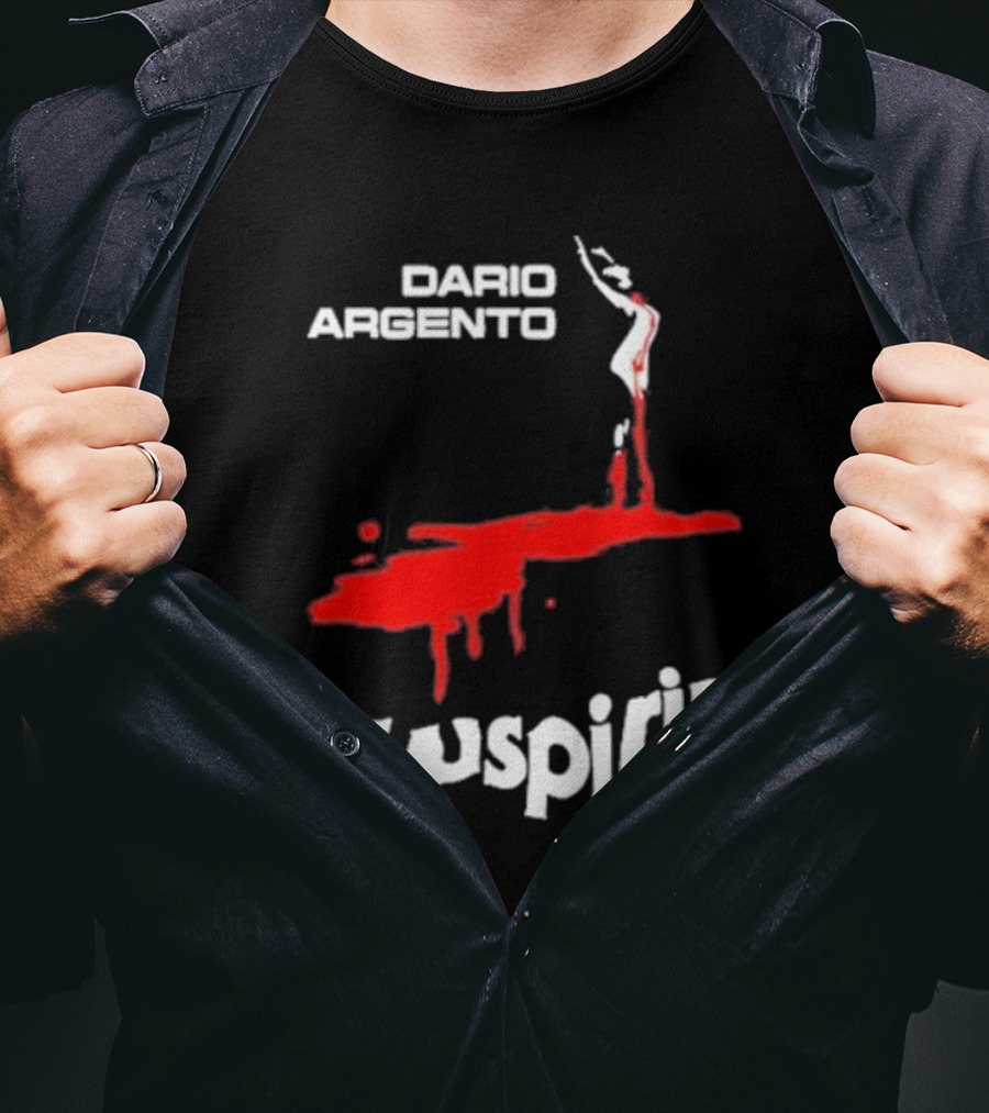Dario Argento Suspiria Louisa Red Silhouette Blood Splatter T-Shirt