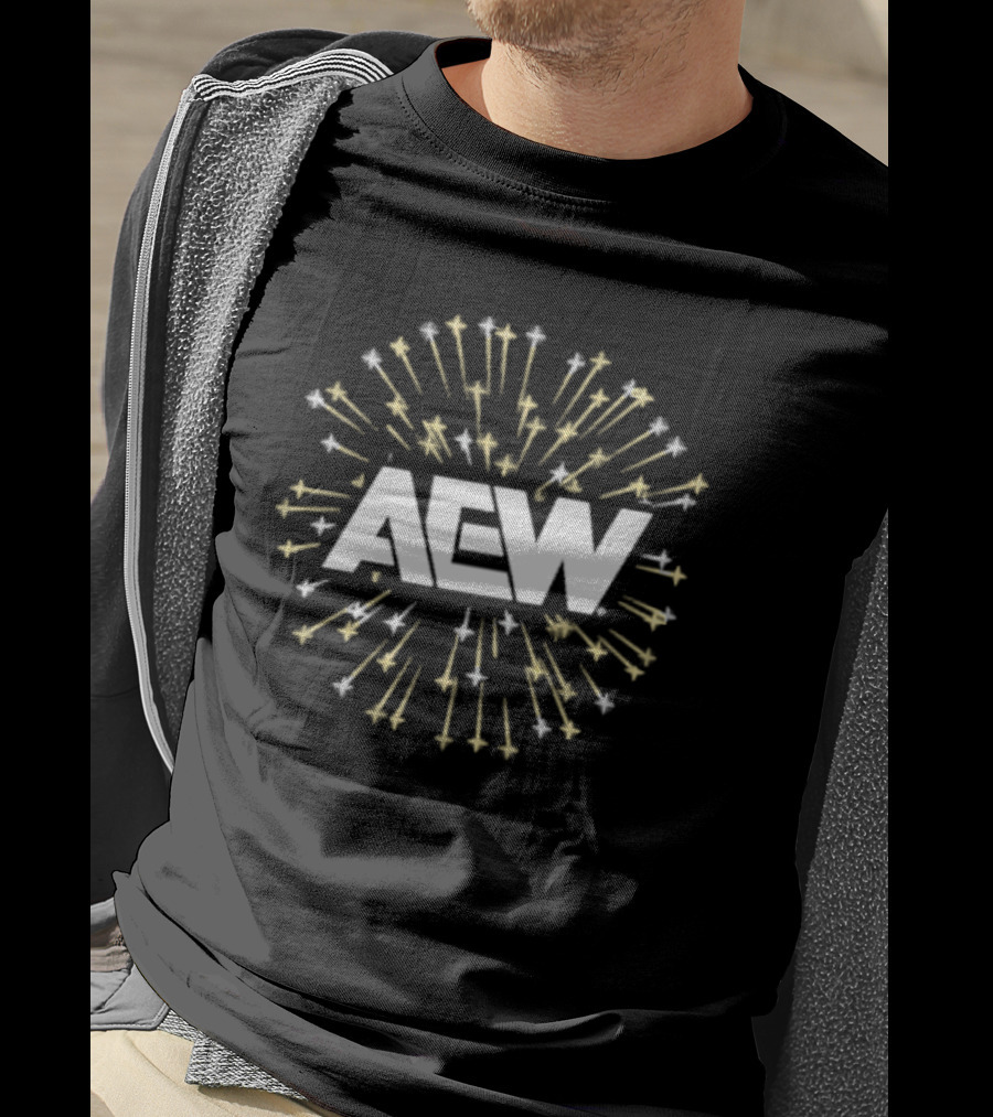 AEW Firework Burst T-Shirt