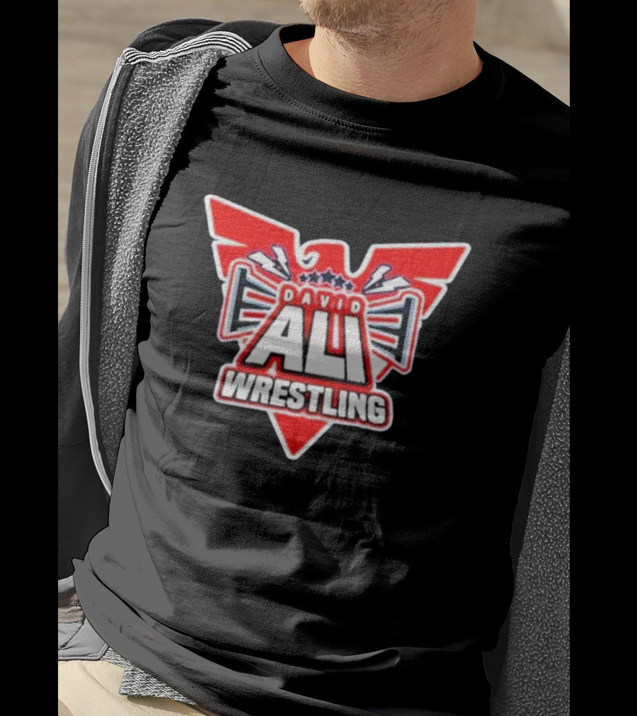 David Ali Wrestling USA Double-sided T-Shirt