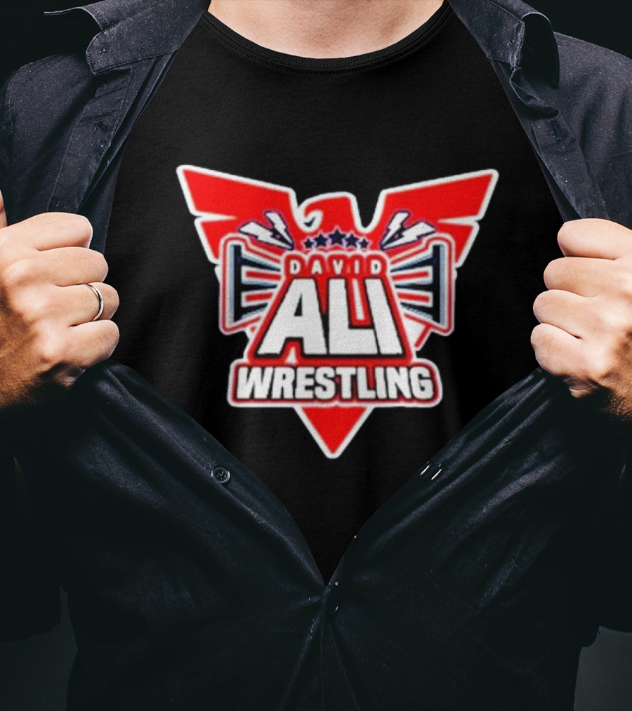 David Ali Wrestling USA Double-sided T-Shirt