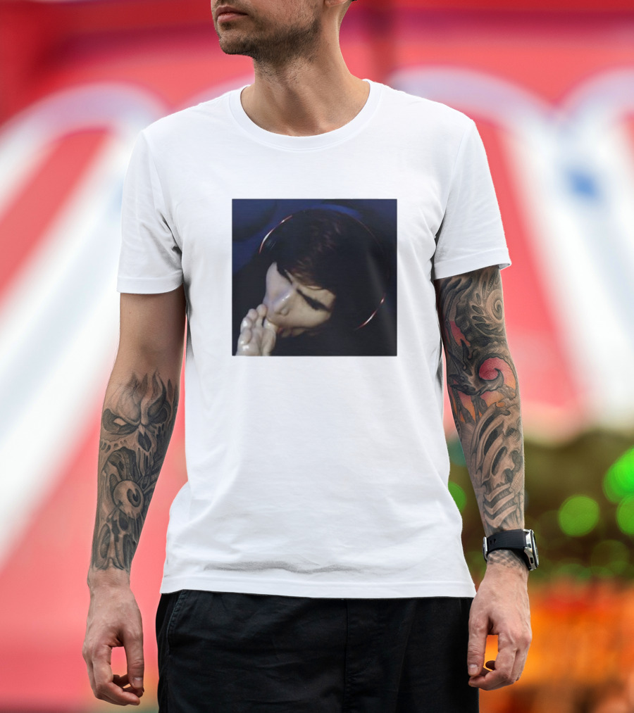 Streamer Damon Fizzy Toe Sucking Image with Headphones T-Shirt