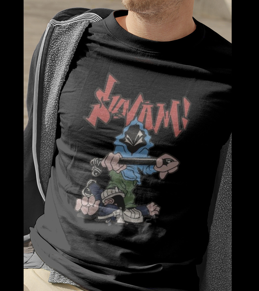 SunamI Billy Club Hoodie Character With Bat T-Shirt