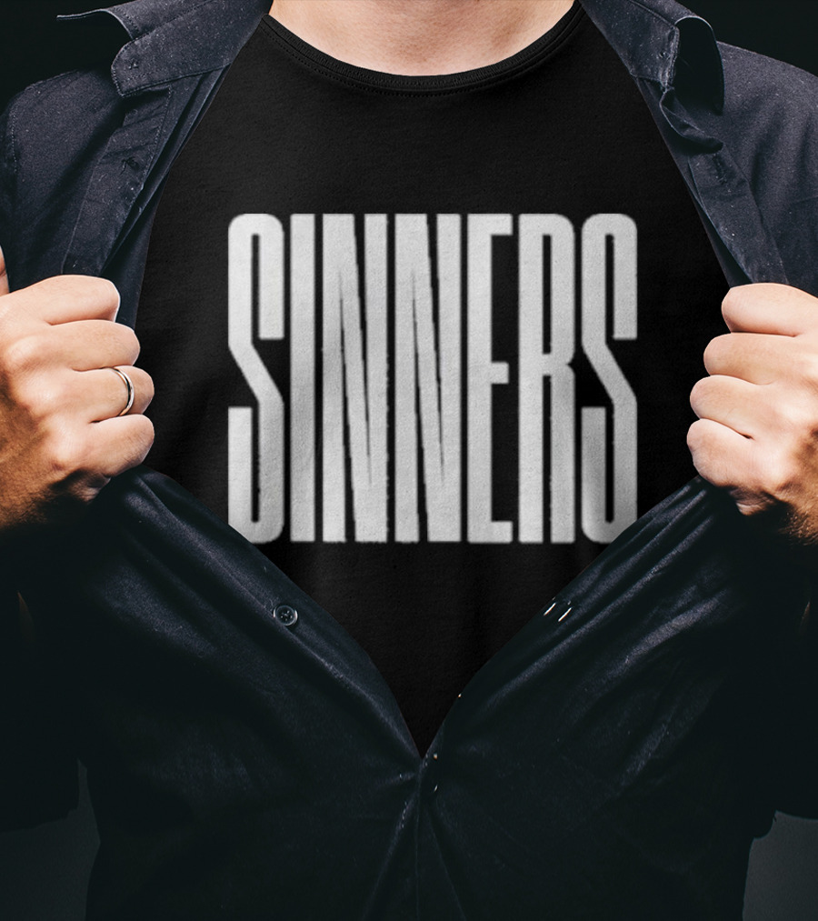 Sinners Sus Boy Sinners Text T-Shirt