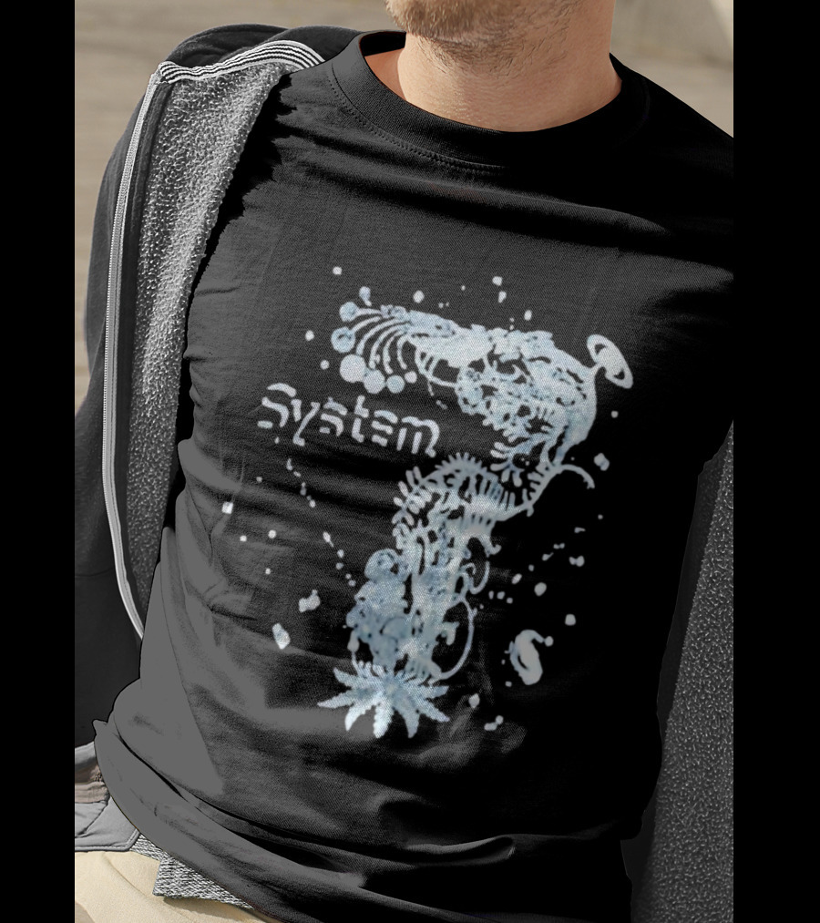 System 7 Unique Floral T-Shirt