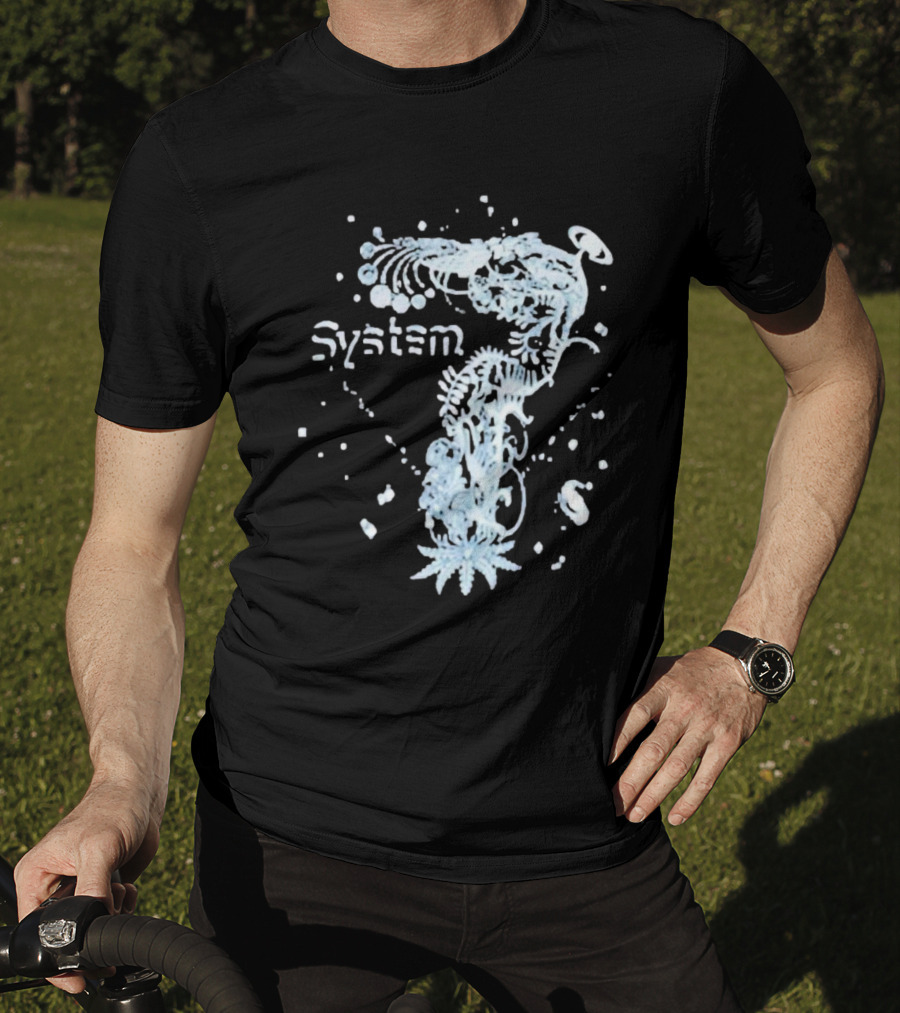 System 7 Unique Floral T-Shirt