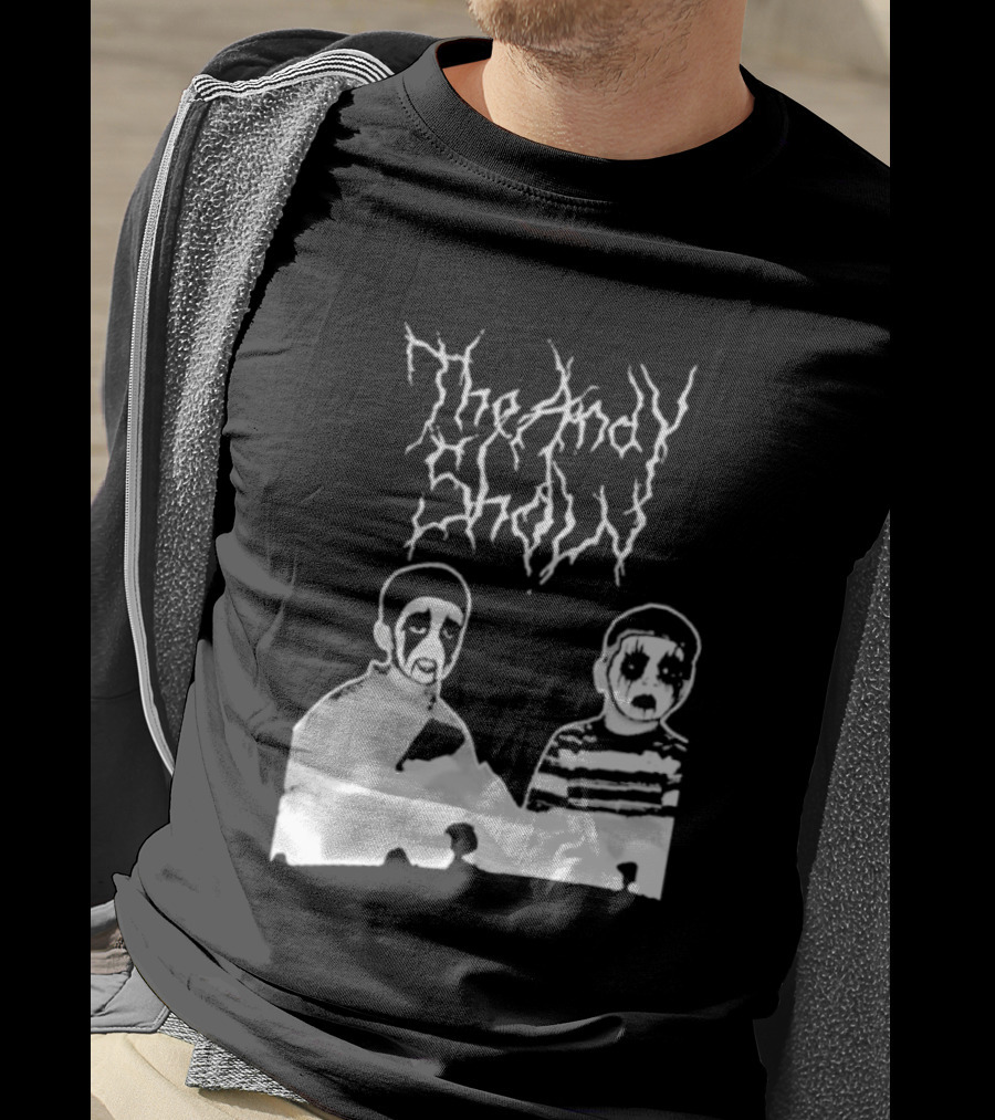 The Andy Show Corpse Paint Black Metal Duo T-Shirt