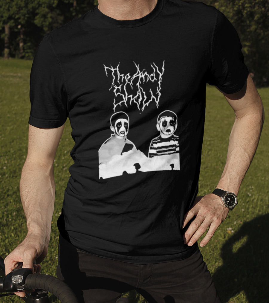 The Andy Show Corpse Paint Black Metal Duo T-Shirt