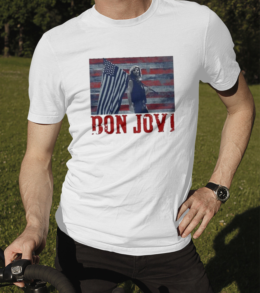 Bon Jovi American Flag T-Shirt
