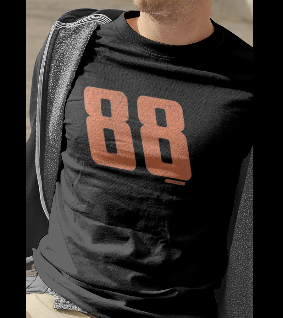 NASCAR Dale Earnhardt Jr. #88 Black Franklin 47 Racing T-Shirt