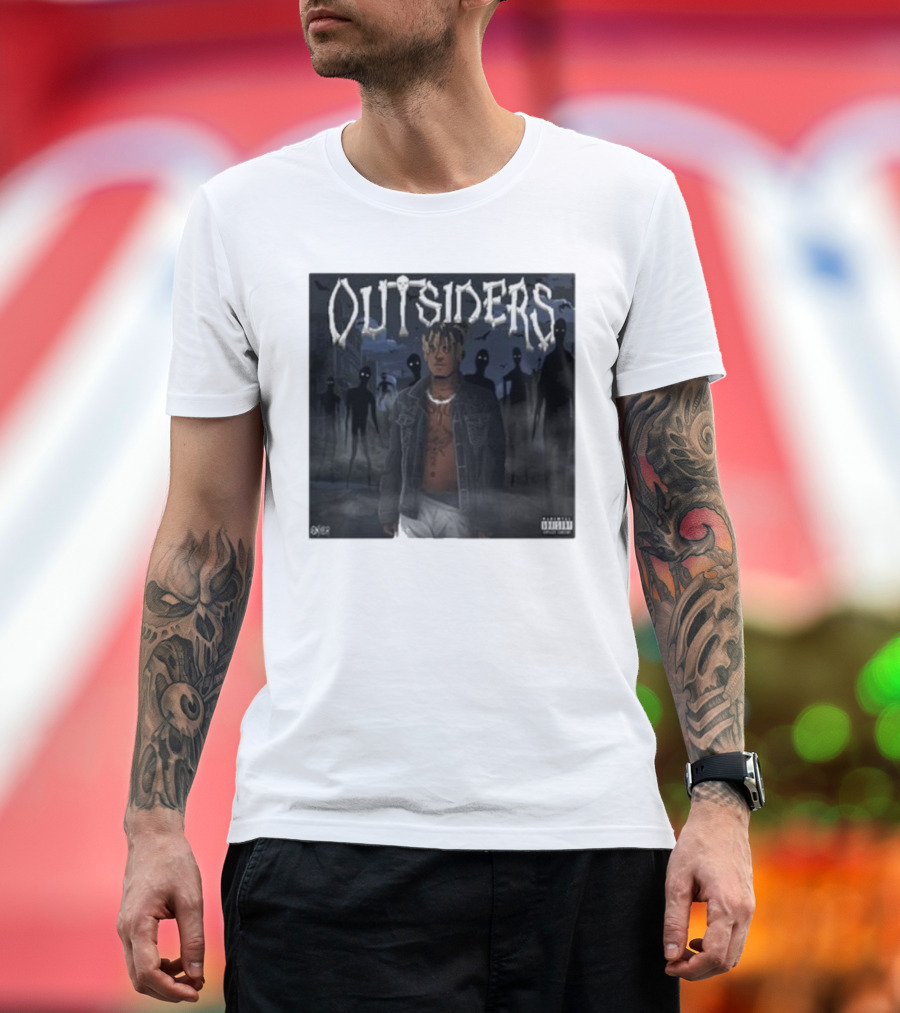 Outsiders Restless Dark Figure Dli4 Album Cover T-Shirt
