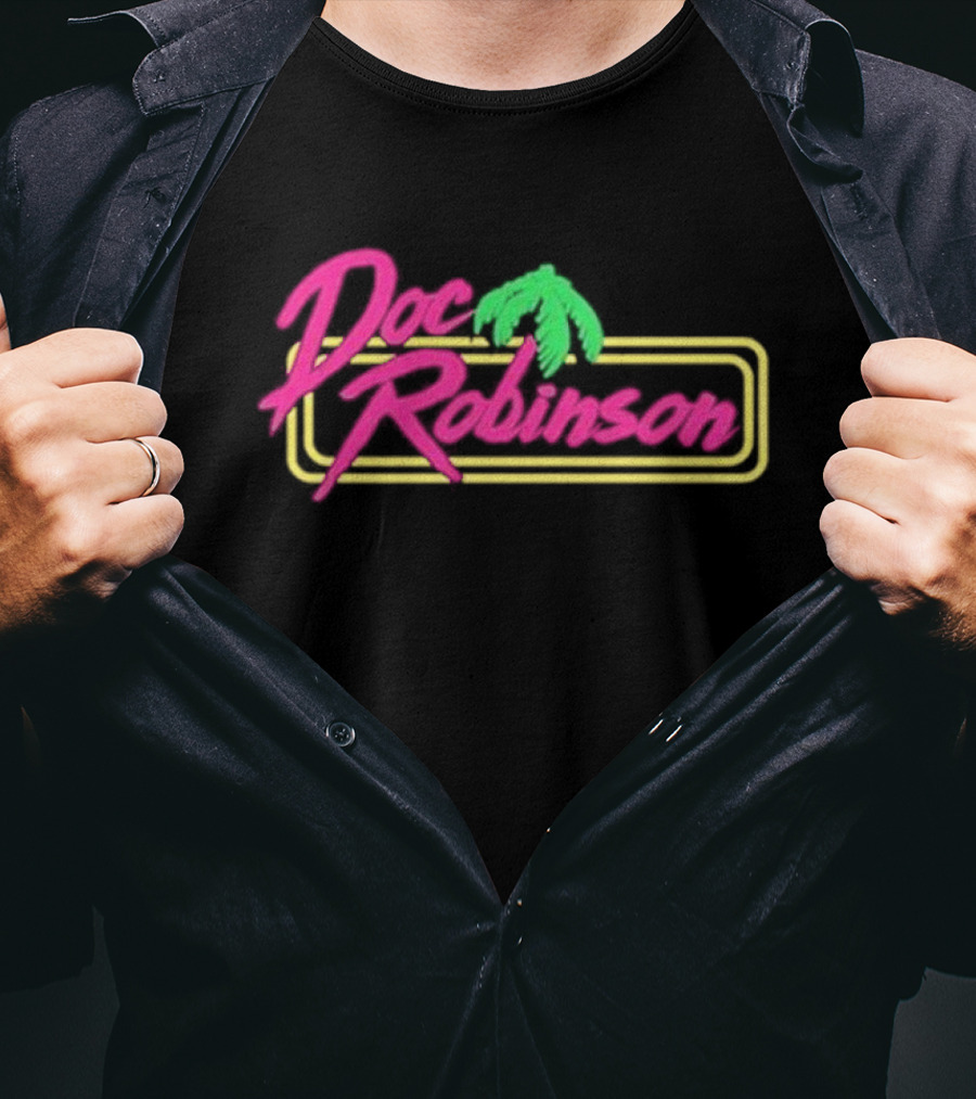 Doc Robinson Palm Neon T-Shirt