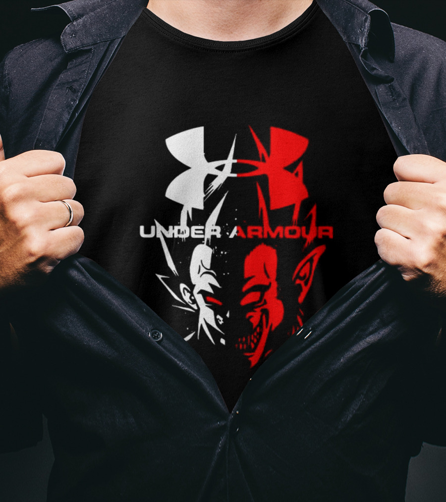 Vegeta Dual Face Under Armour Dragon Ball T-Shirt