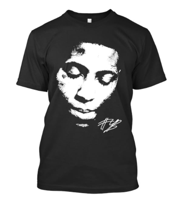 Never Broke Again Lonely Child NBA YoungBoy Signature Black And White Face T-Shirt