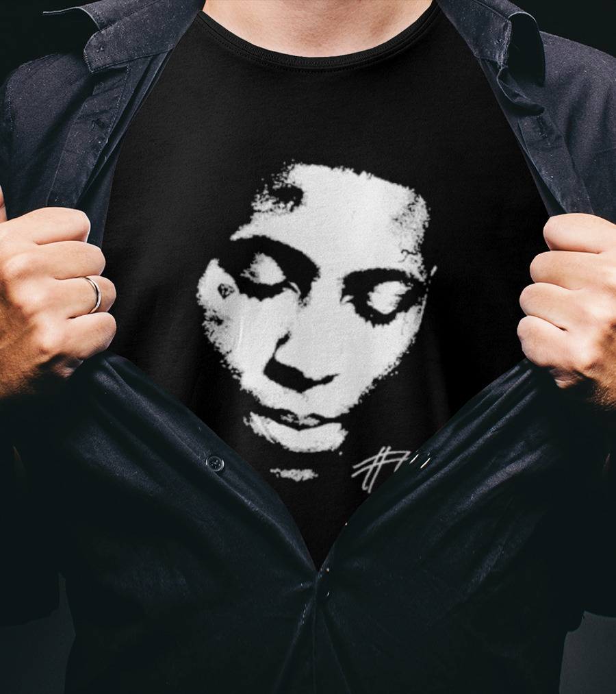 Never Broke Again Lonely Child NBA YoungBoy Signature Black And White Face T-Shirt