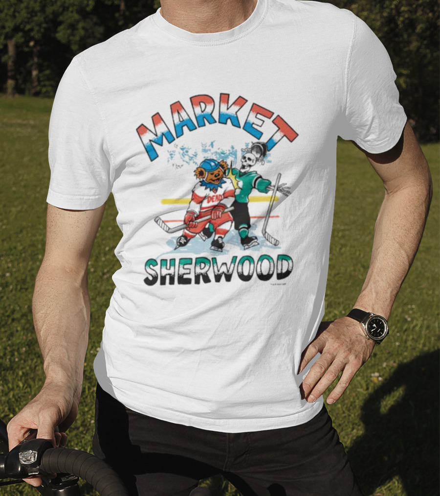 Sherwood Gd Bender Market Hockey Bear T-Shirt