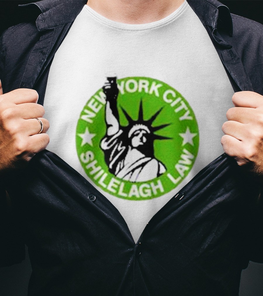 New York City Shilelagh Law Statue Of Liberty Beer T-Shirt