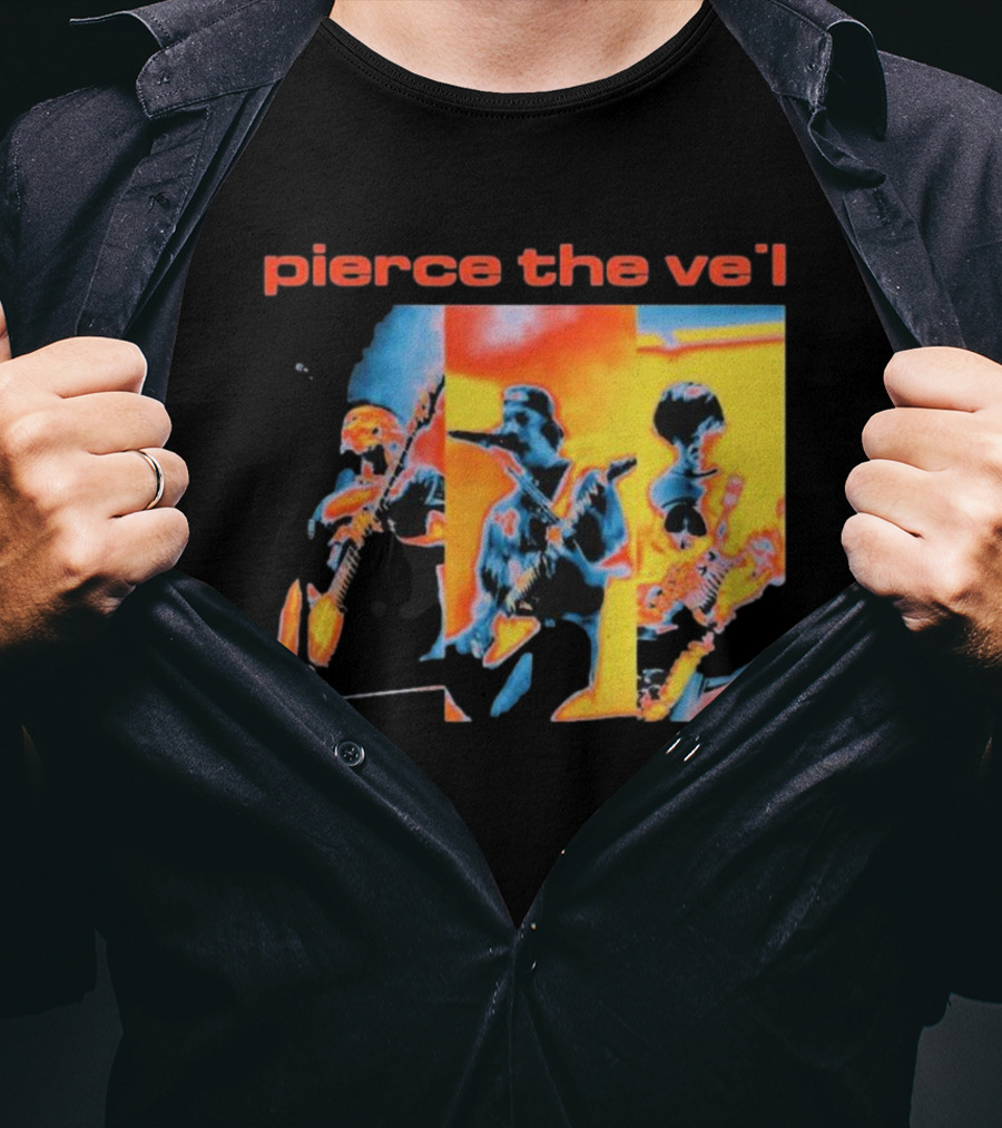 Pierce The Veil Rock Sound Issue 304 Psychedelic Band Performance T-Shirt