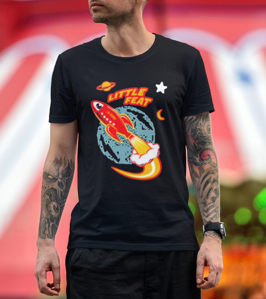 Little Feat Rocketship Planetary Adventure T-Shirt