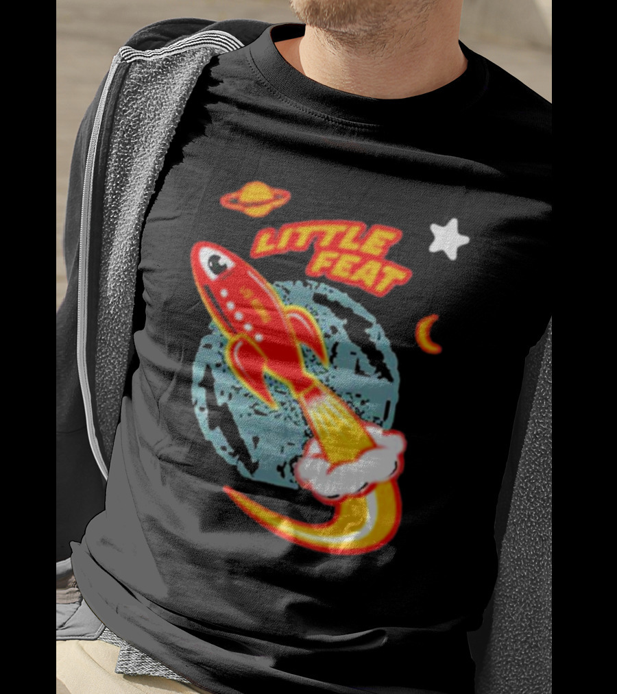 Little Feat Rocketship Planetary Adventure T-Shirt