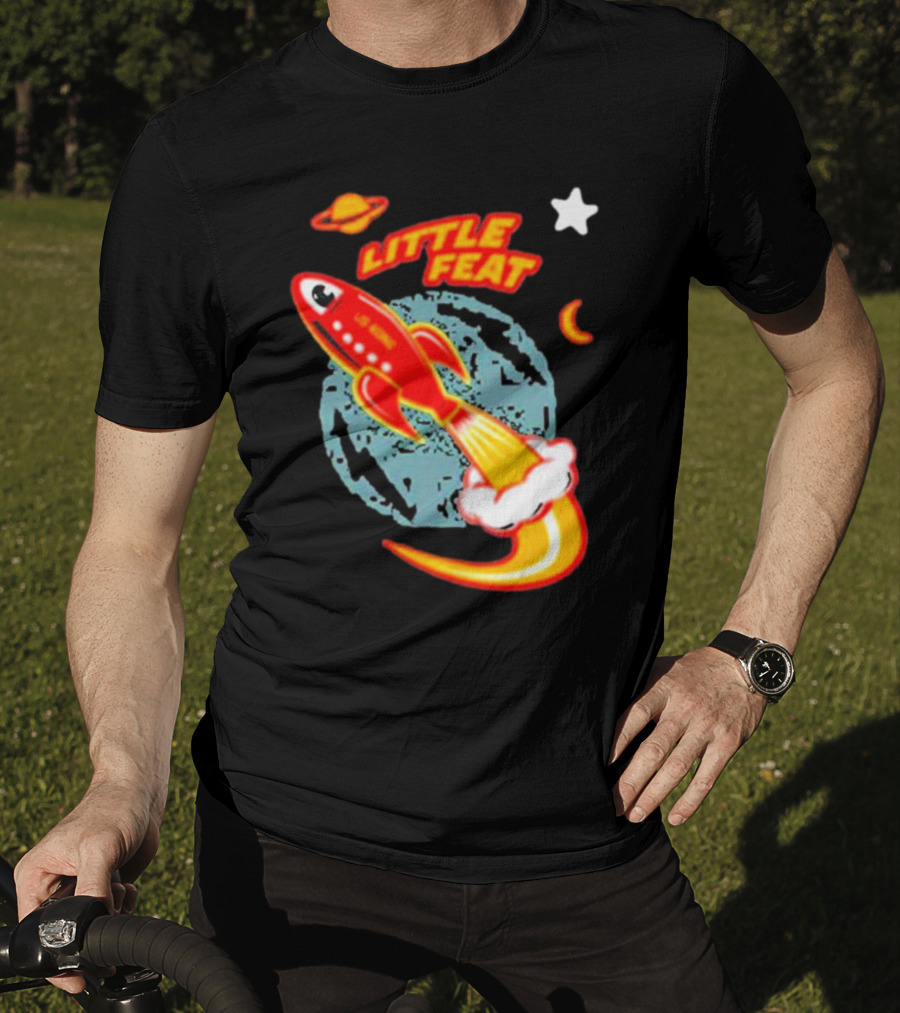Little Feat Rocketship Planetary Adventure T-Shirt